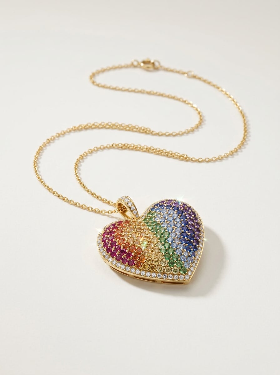 Spectrum Pavé Pendant, design render